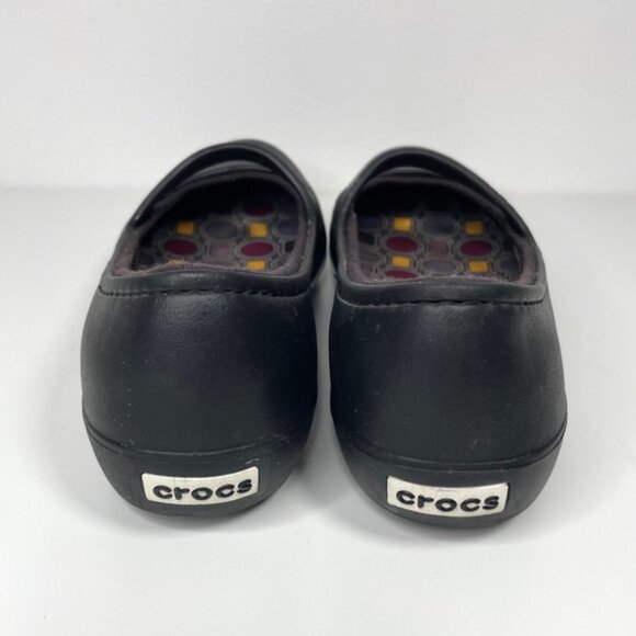 Crocs Mary Jane Slip On Flats Comfort Sz 7W - Picture 8 of 10